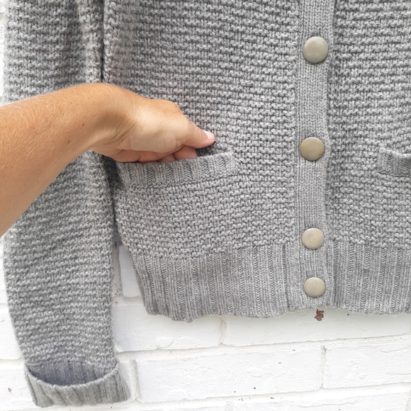 Talbots Sweater Cardigan Wool Cashmere Button - Picture 5 of 6